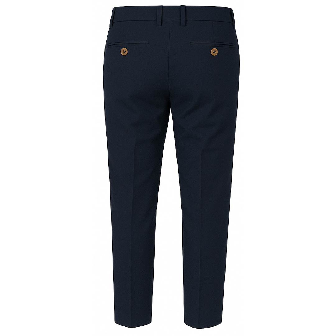 Pantalone tinta unita tessuto tecnico - immagine 2