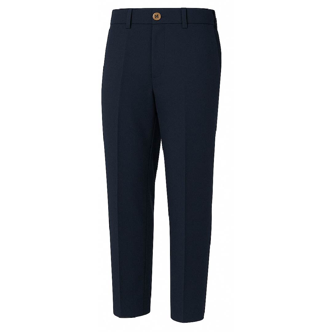 Pantalone tinta unita tessuto tecnico