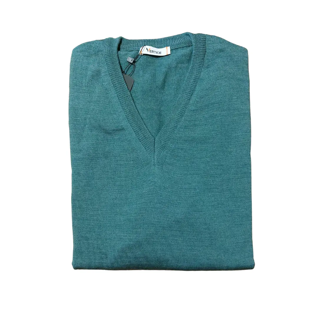 Scollo a V 100% Lana Merino slim